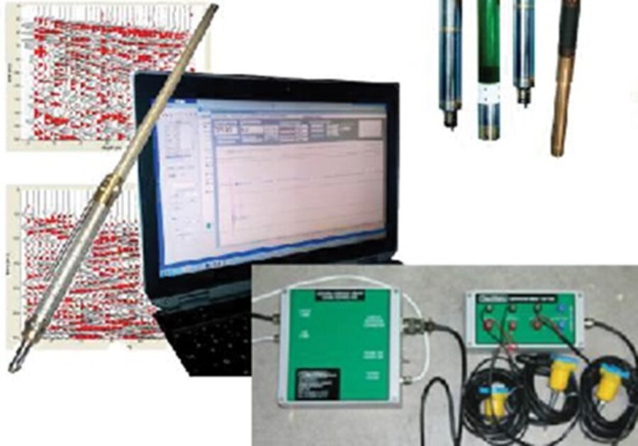 Well logging data captured on site